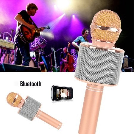 WSTER WS-858 version 2 Wireless Bluetooth Karaoke Microphone Speaker KTV Handheld Player WSTER WS-858 version 2 Wireless Bluetooth Karaoke Microphone Speaker KTV Handheld Player